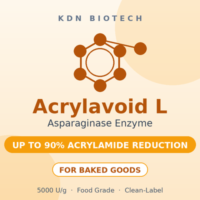 ভালো দাম Asparaginase Enzyme Acrylavoid L 5000 U/g Food Grade Acrylamide Reduction Aid for Bread Biscuit Baking অনলাইন